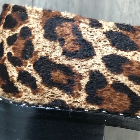 NWT Something Navy Leopard Loafers - Picture 3 of 8